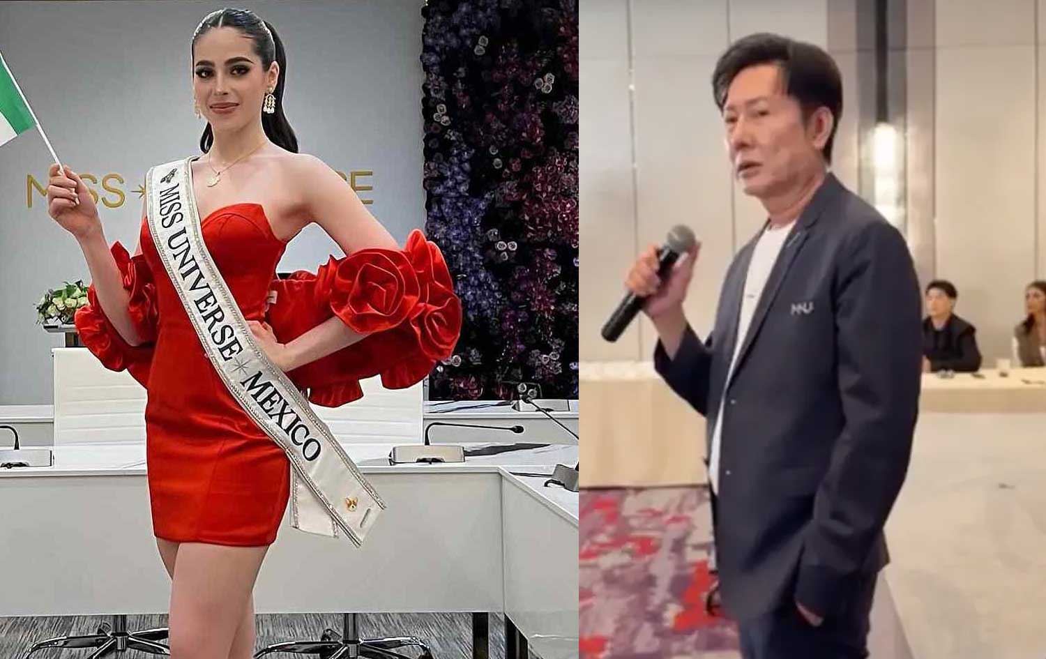 فاتیمە بۆش، نوێنەری مەکسیک و ناگات ئیتساراگریسیل، پێشکێشکاری سەرەکیی شاجوانی گەردوون