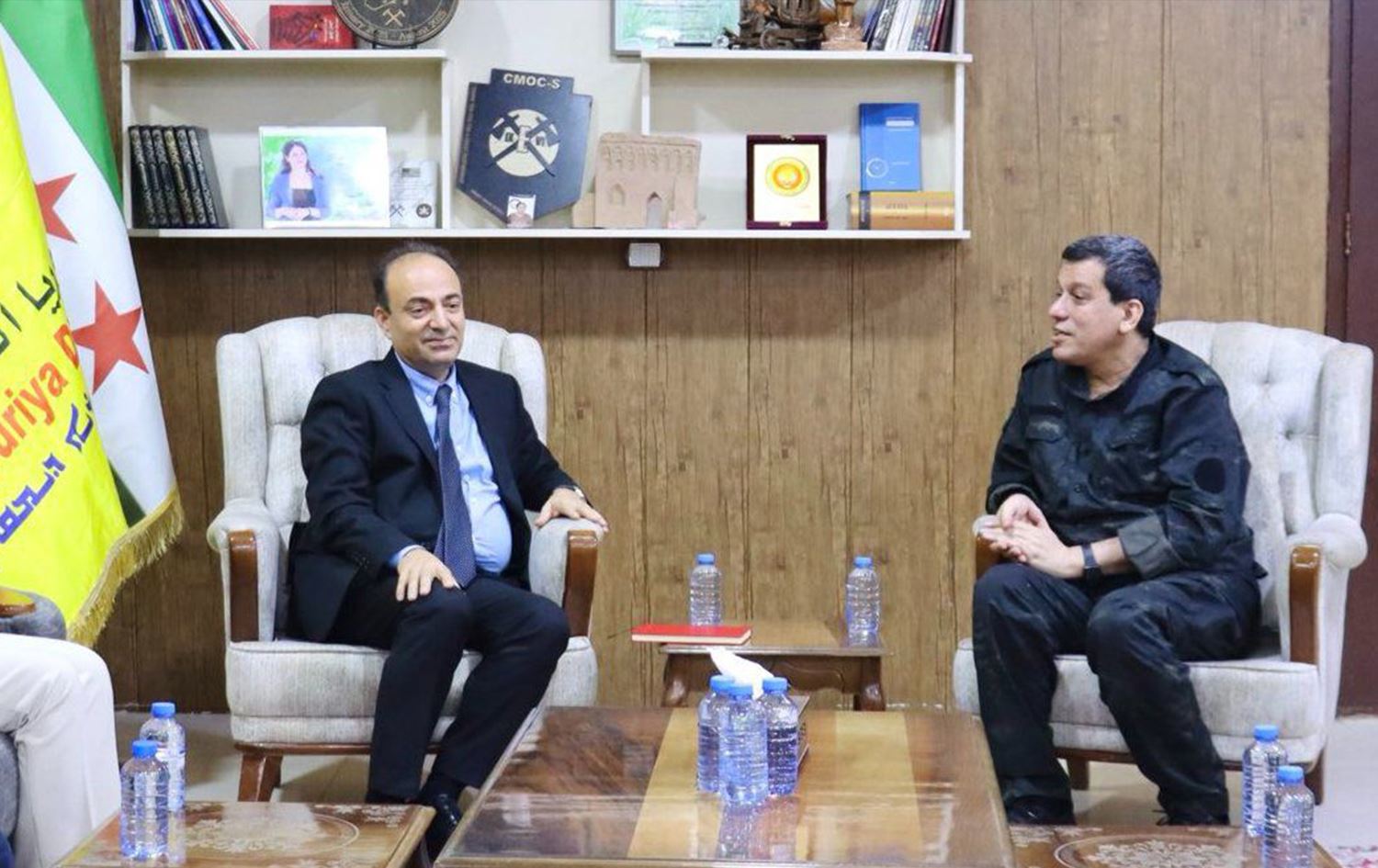 Osman Baydemîr û Mezlûm Ebdî\ Wêne: Mezlûm Ebdî X