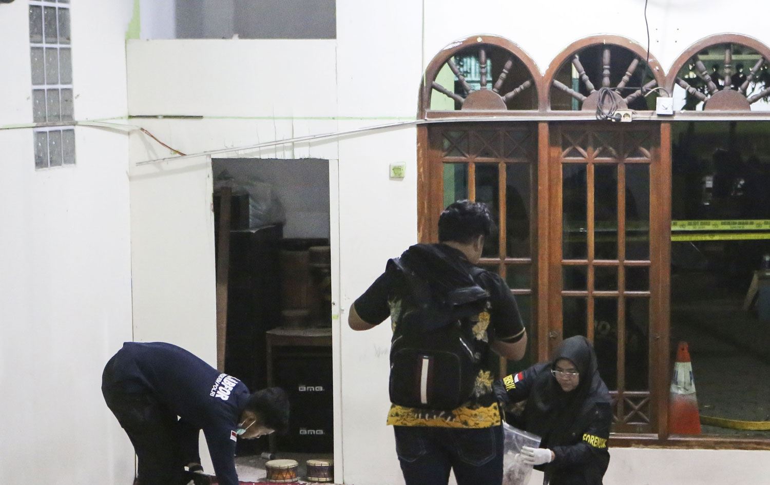 Mizgefta ku teqîn lê çêbûye / Wêne: AA