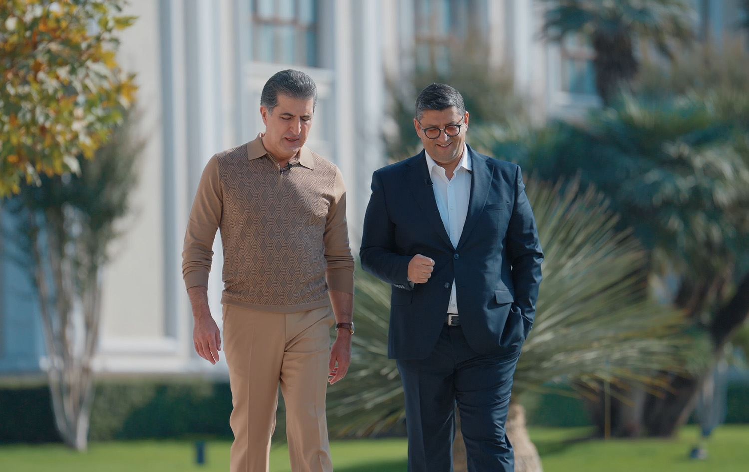 Nêçîrvan Barzanî û Hêvîdar Ehmed / Wêne: Rûdaw