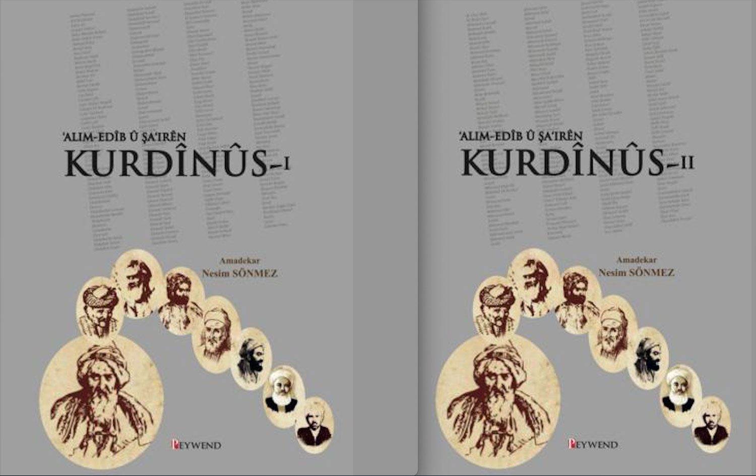 Alim, Edib û Şairên Kurdînûs kitabının kapağı