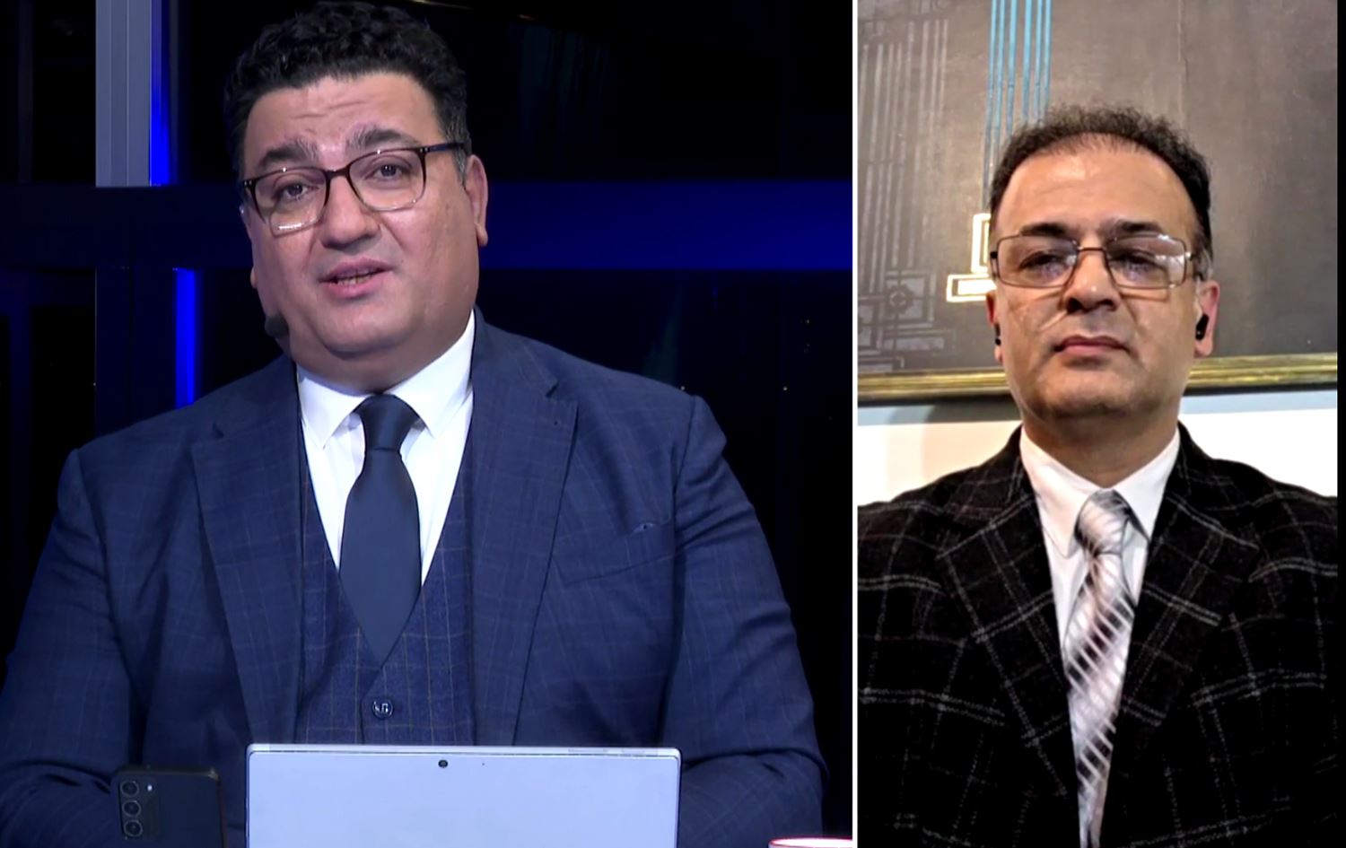 Hêmin Ebdulah û Dr. Rêbiwar Kerîmî\ Wêne û Vîdeo: Rûdaw