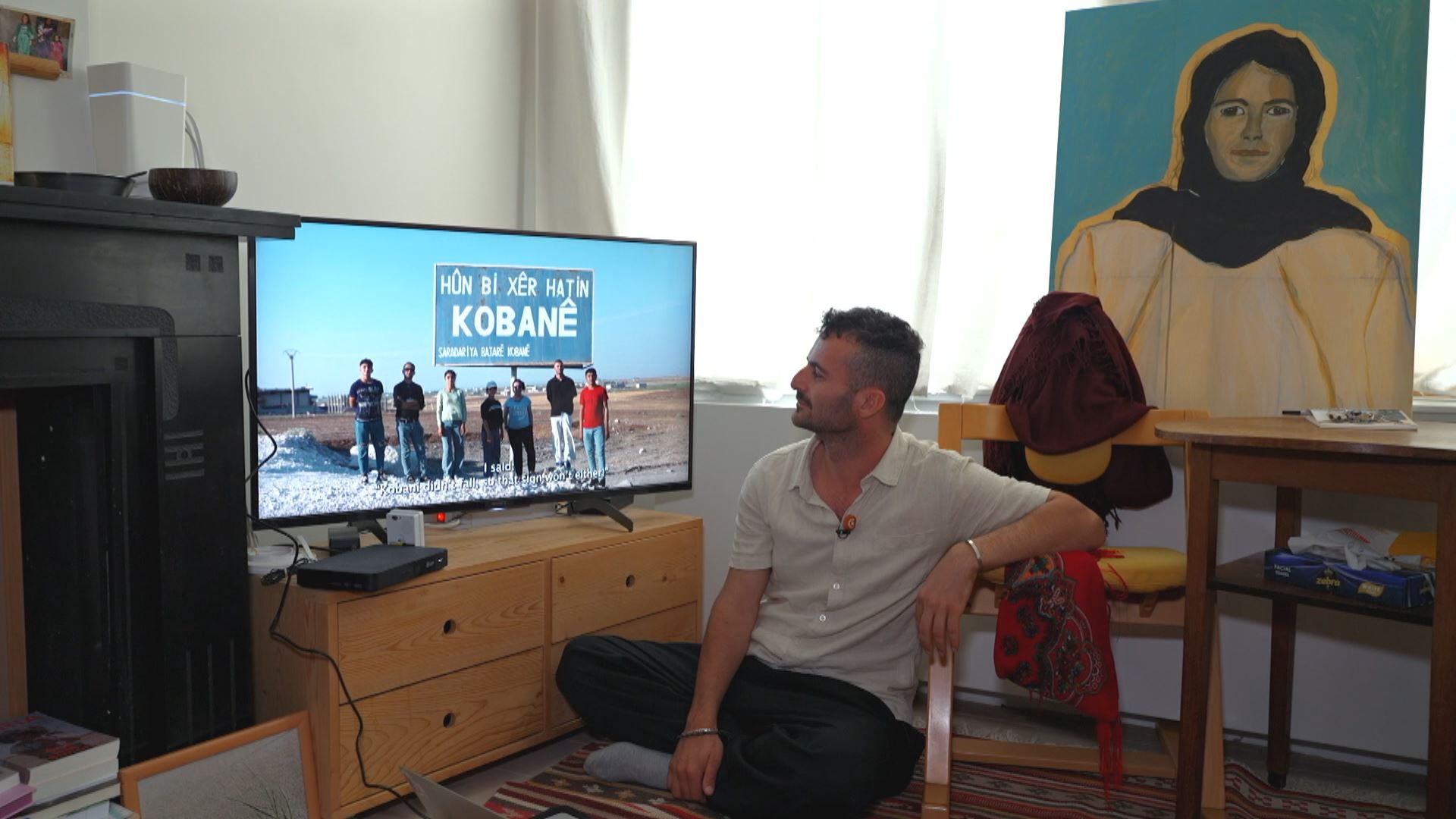 Şanoger û nivîskarê Kurd Îsmaîl Mamo / Wêne û Vîdeo: Rûdaw