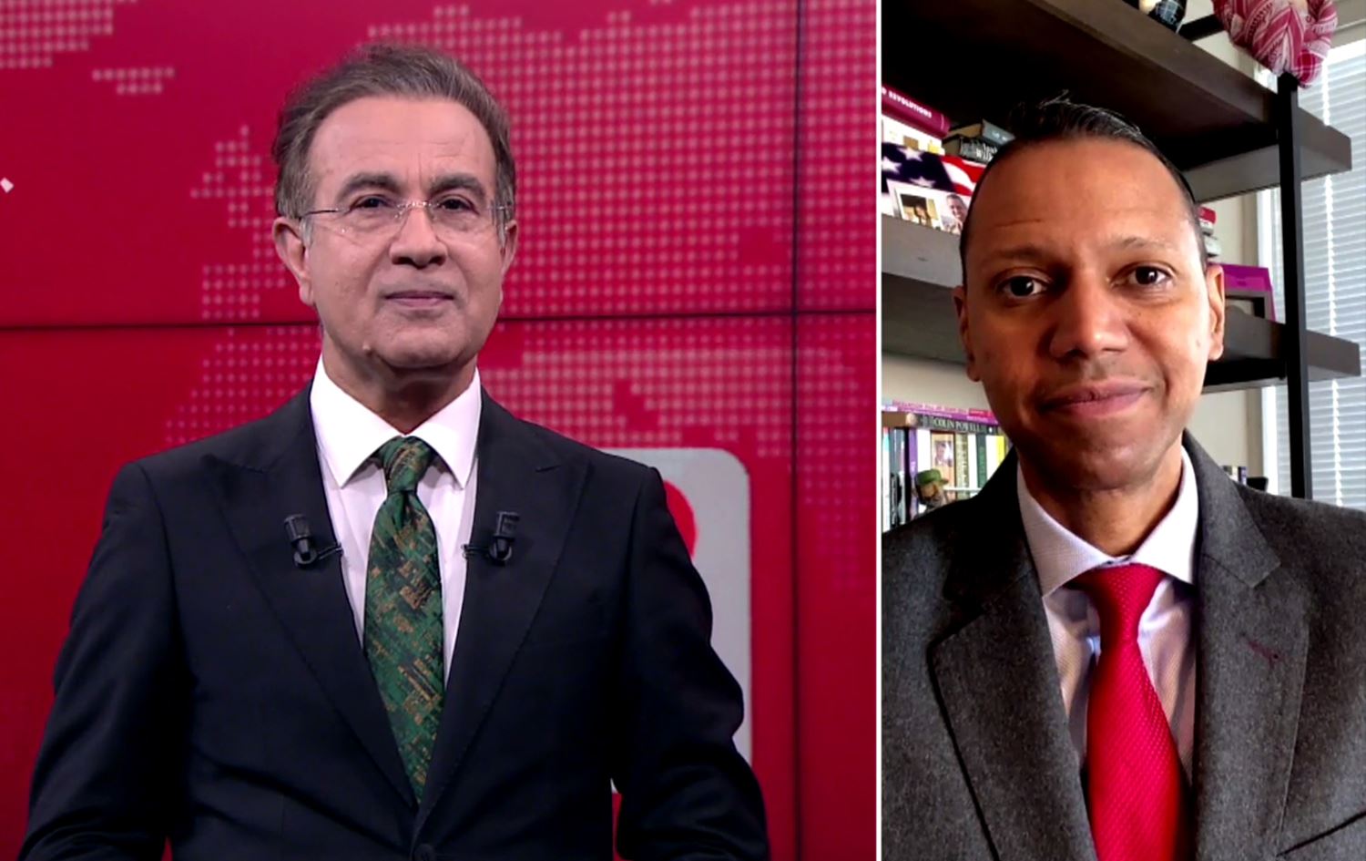 Dilbixwîn Dara û Myles Caggins /Wêne: Rûdaw