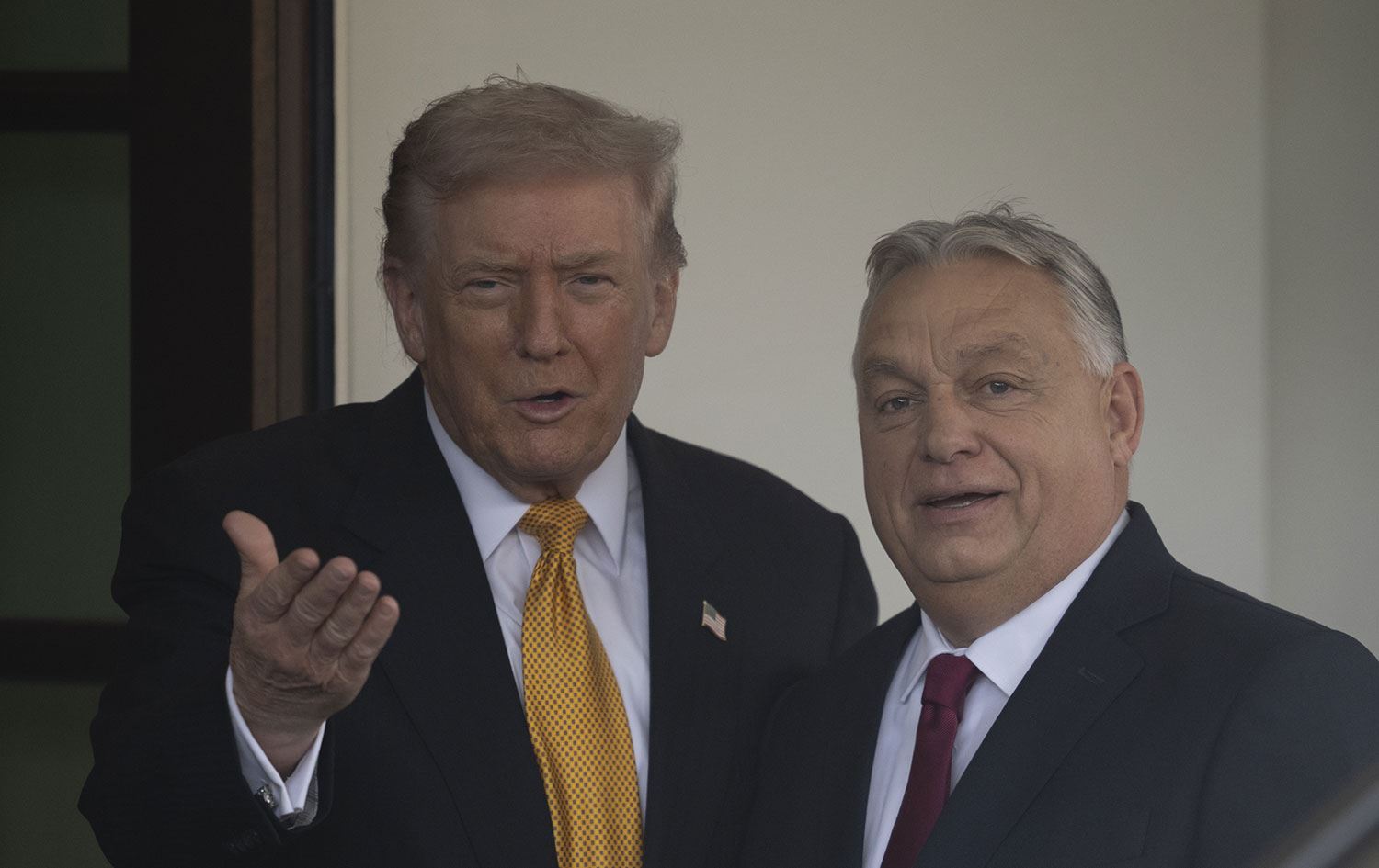 Amerika Birleşik Devletleri Başkanı Donald Trump, Macaristan Başbakanı Viktor Orban’ı Washington DC’deki Beyaz Saray’da karşıladı - AA