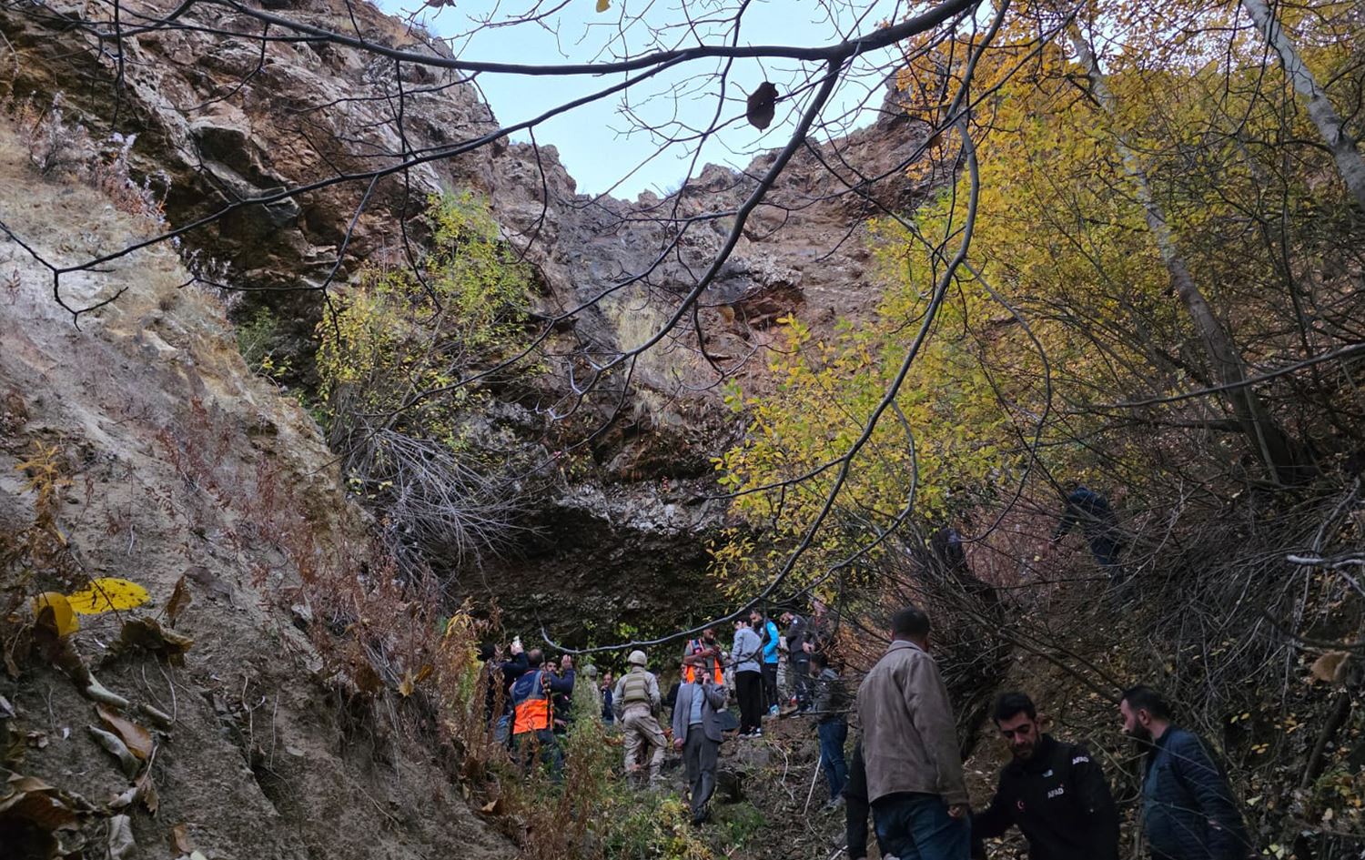 Dîmenê dema rakirina termê Fehmî Uzunboy\ Wêne:AA