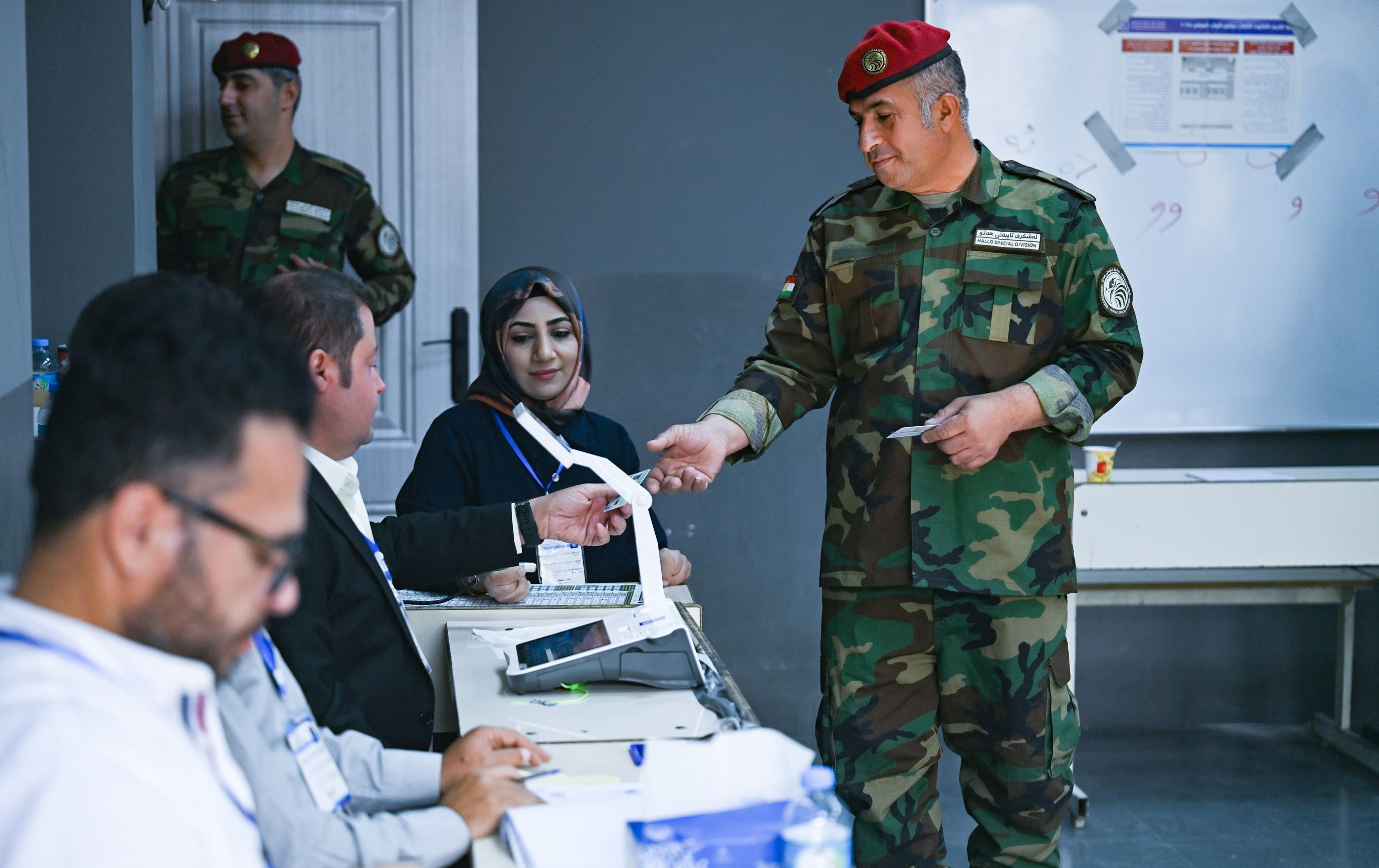 رێژەی بەشداری لە دەنگدانی تایبەت، دهۆک یەکەم و سلێمانی دووەمە