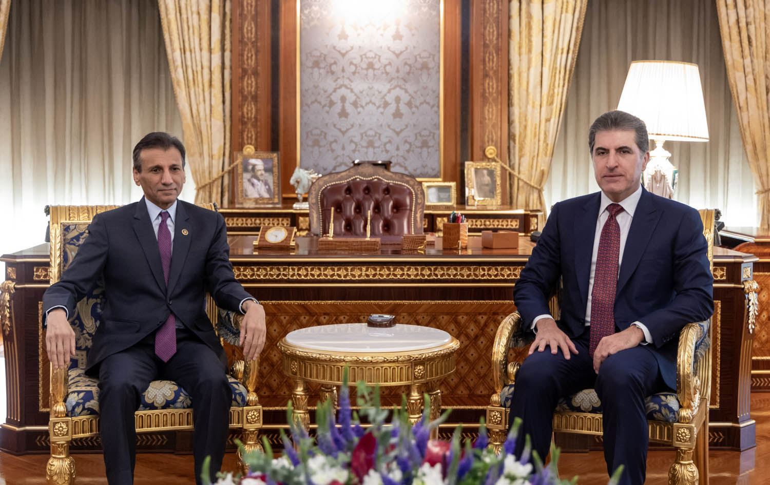 Kürdistan Bölgesi Başkanı Neçirvan Barzani, UNAMI Başkanı Dr. Muhammed El Hasan’ı kabul etti