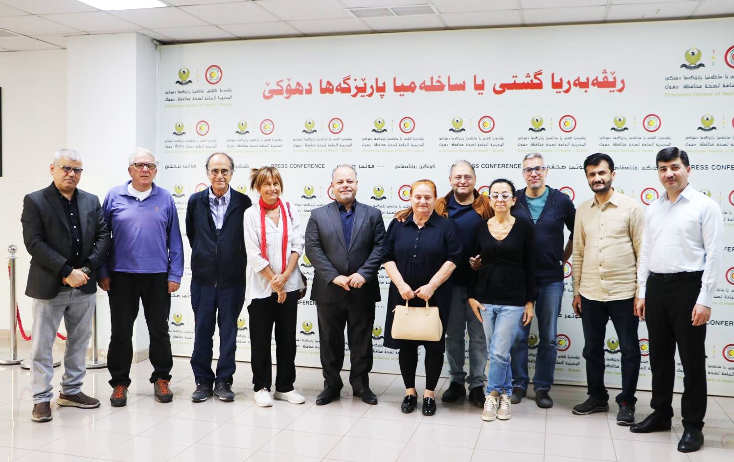 تەندروستیی دهۆک ستایشی تیمە ئیتاڵییەکە دەکات کە بەخۆڕایی پشکنین و چارەسەری دڵ بۆ منداڵان دەکەن