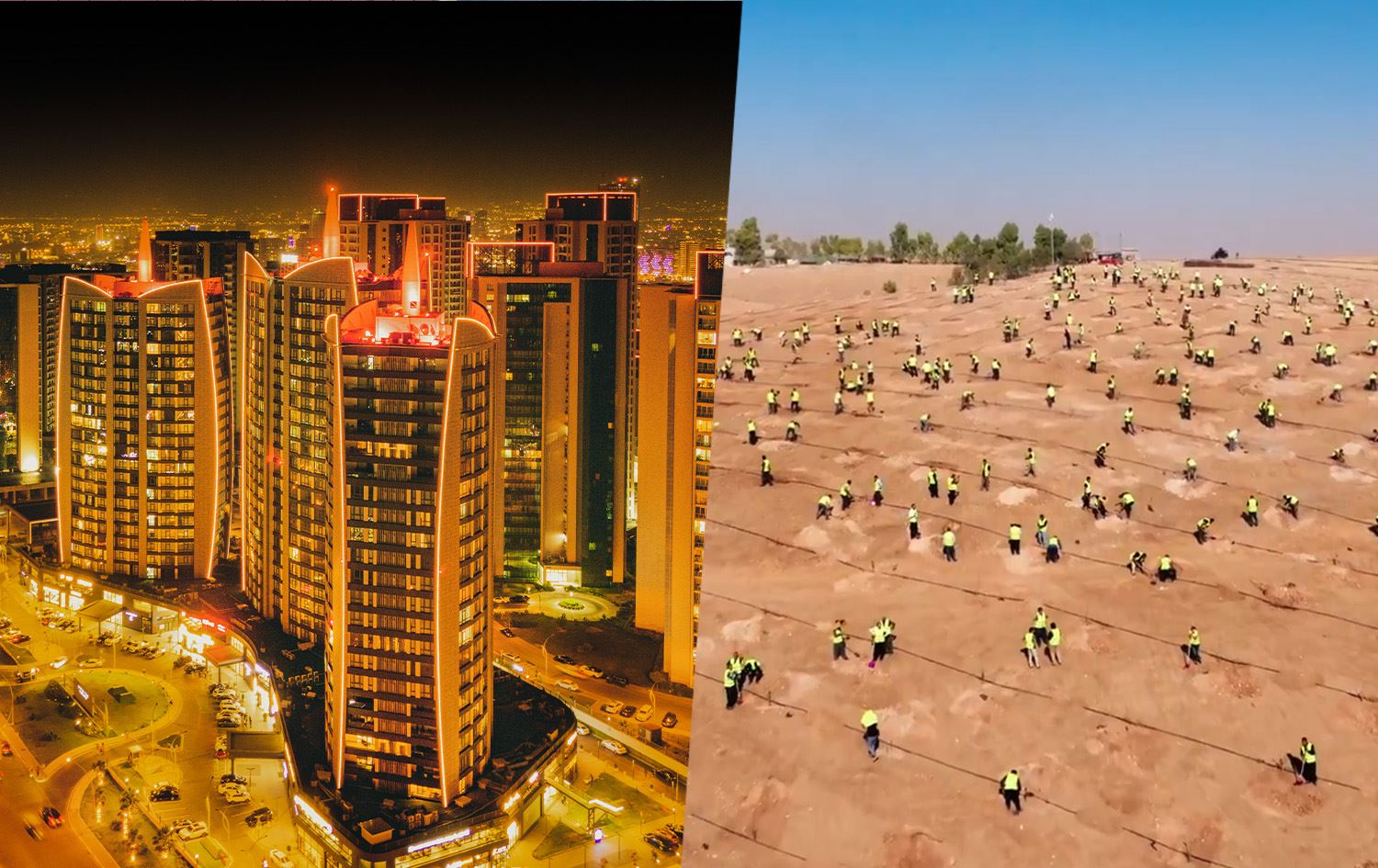 Projeyên Ronahî û Kembera Kesk /Wêne: Rûdaw