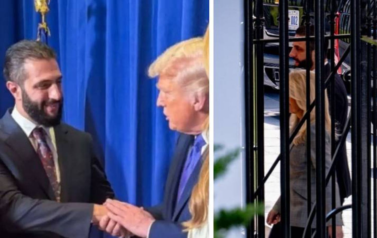 Ehmed Şer û Donald Trump / Wêne: Ajans