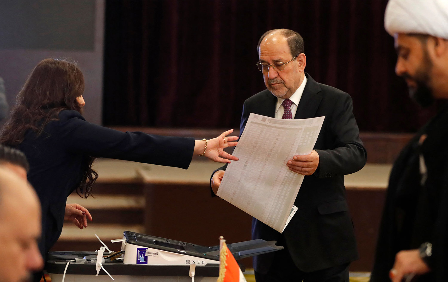 مالیکی و خەزعەلی پێکەوە دەنگ دەدەن. وێنە: AFP