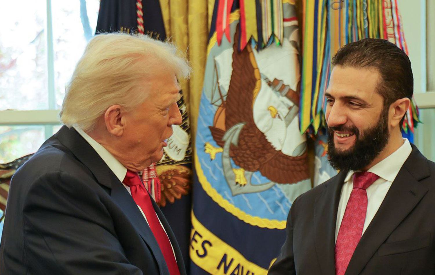 ABD Başkanı Donald Trump, Suriye Cumhurbaşkanı Ahmed Şara ile Beyaz Saray'da bir araya geldi. / AA