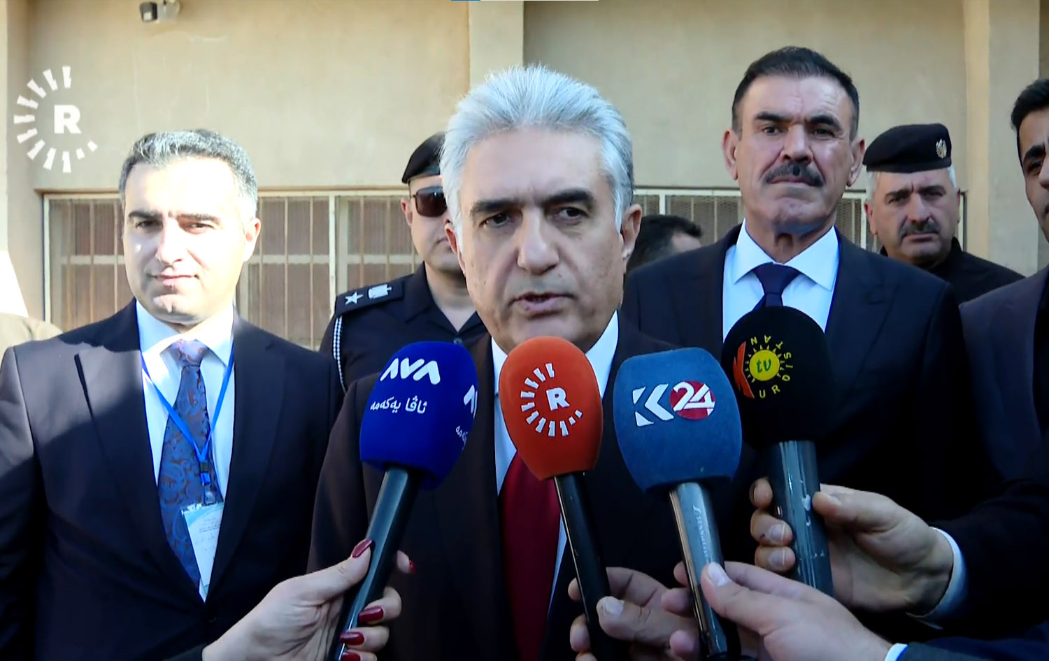 کۆنگرەی رۆژنامەڤانیی رێبەر ئەحمەد، وەزیری ناوخۆی هەرێمی کوردستان