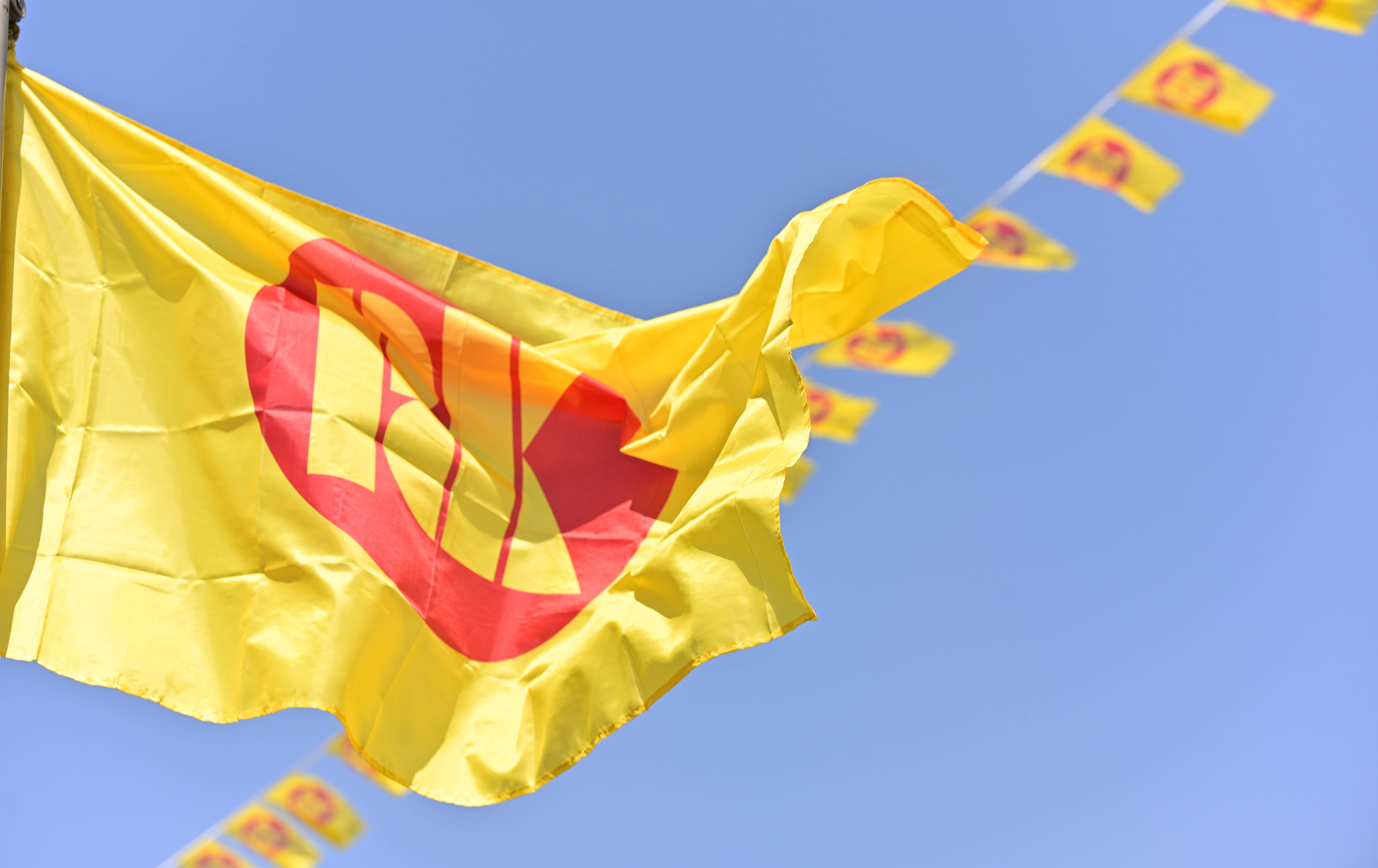 ئاڵای پارتی دیموکراتی کوردستان. وێنە: بڵند تاهیر - رووداو