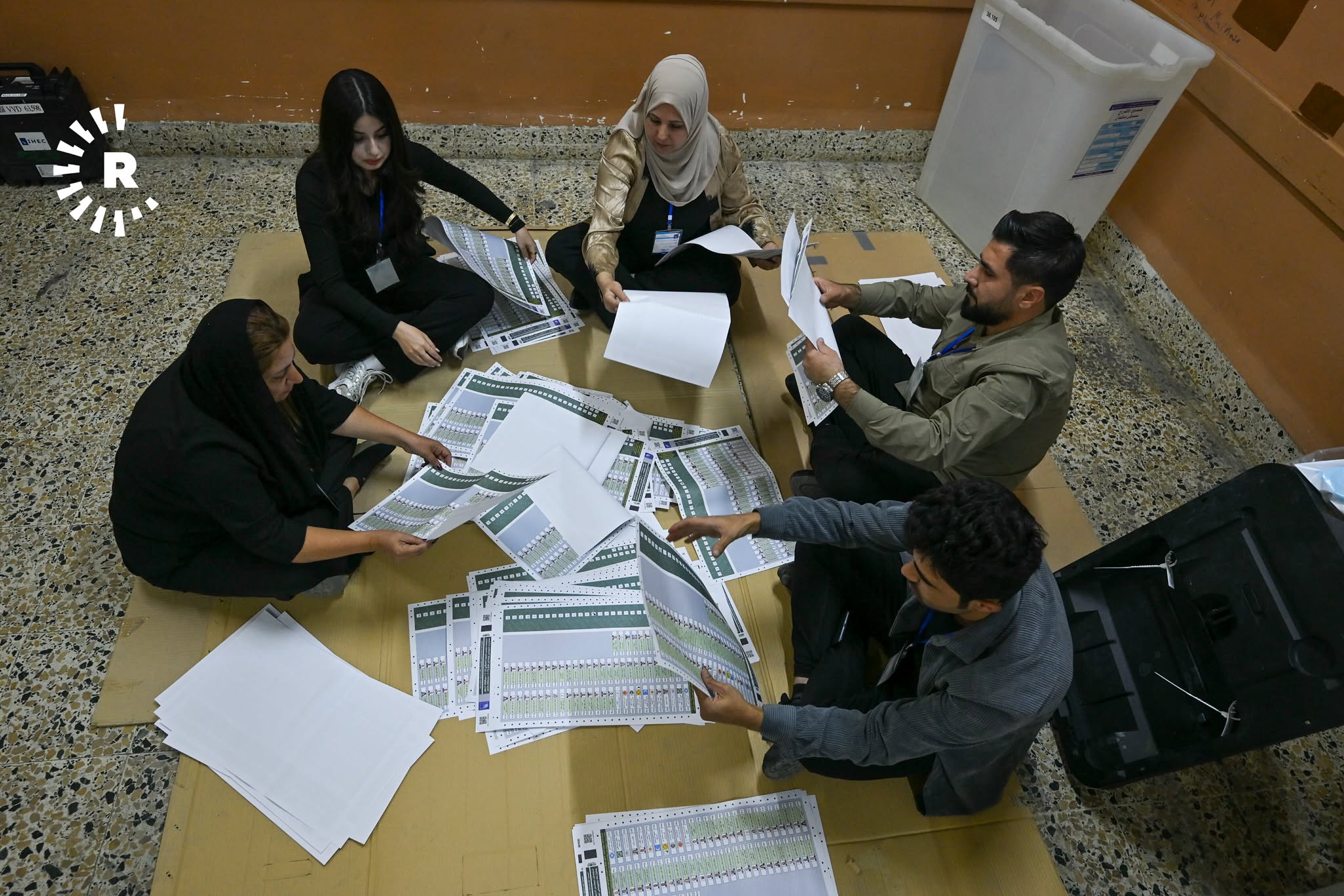 جیاکردنەوەی دەنگەکان لە دەنگدانی گشتی. وێنە: بڵند تاهیر - رووداو