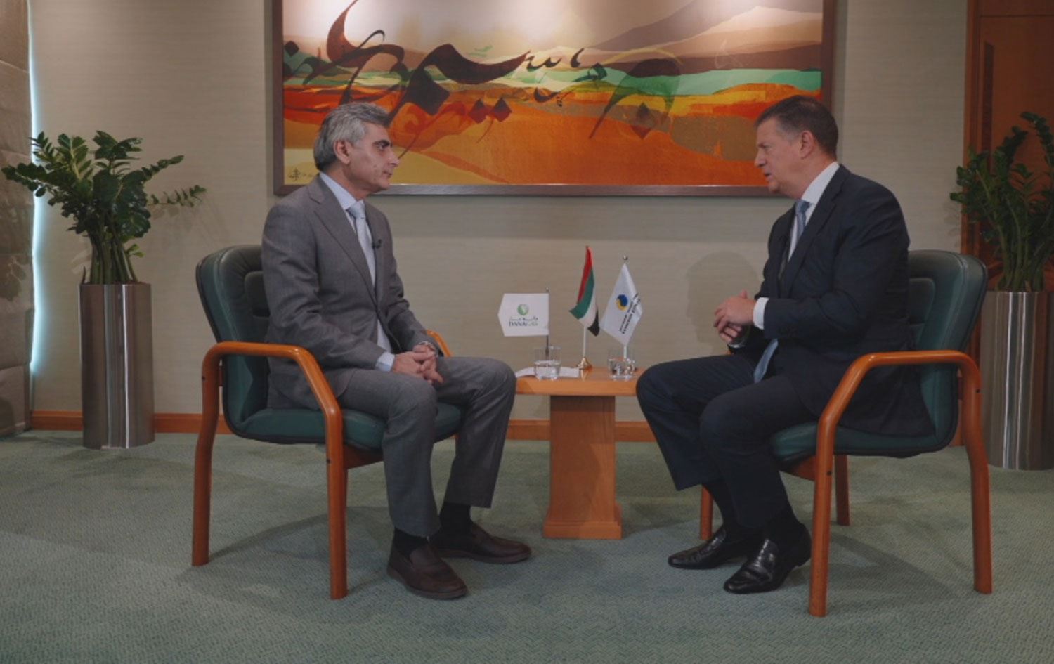 Omer Ehmed (li çepê) û Mecîd Cafer / Wêne: Rûdaw