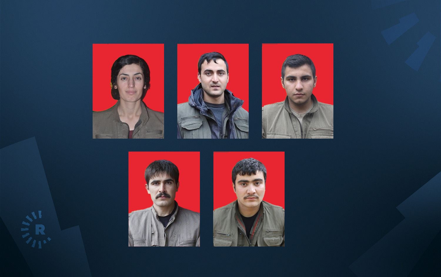 Wêneyên gerîlayên ku nasnameyên wan hatine eşkerekirin\ Wêne: ANF