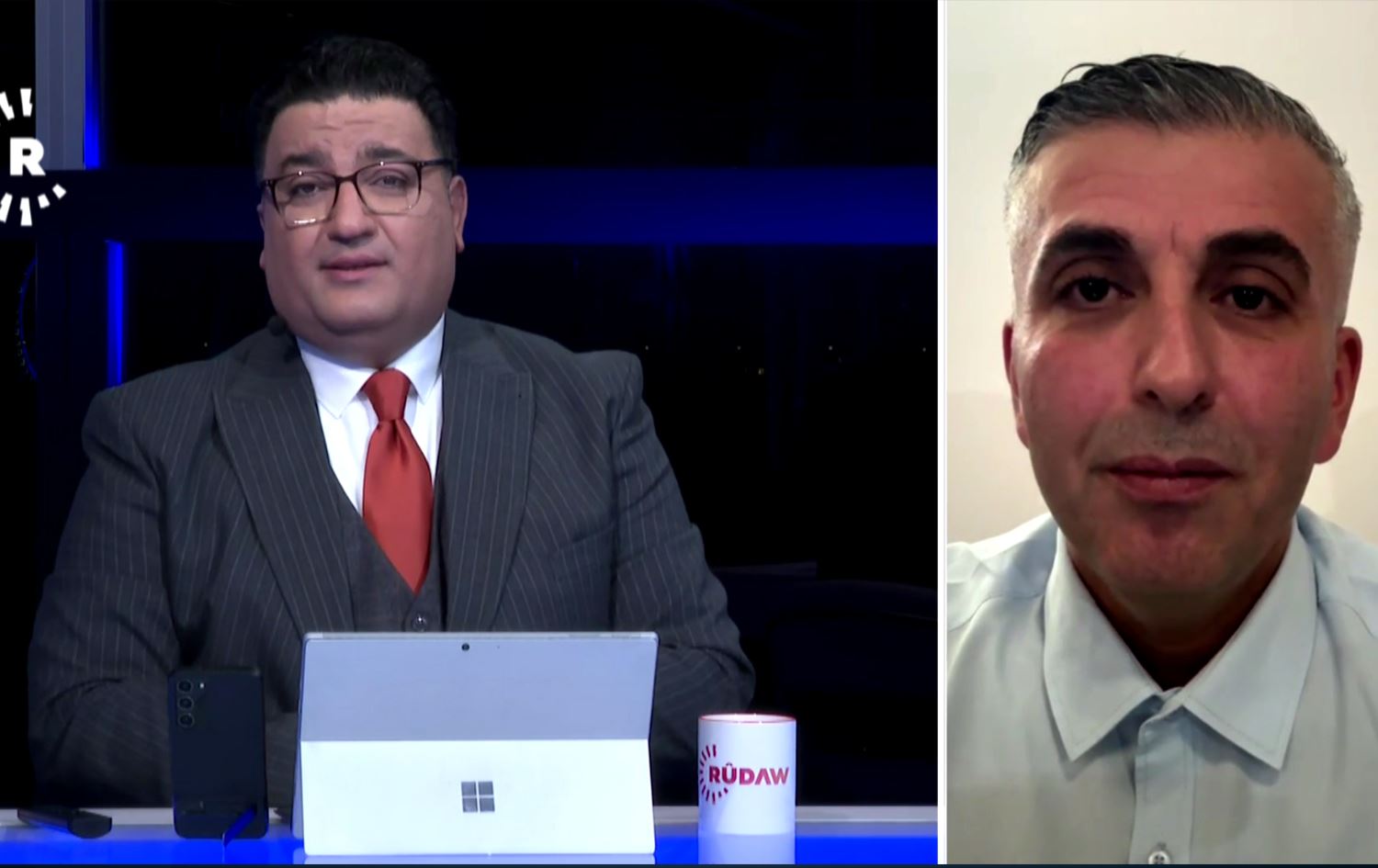 Hêmin Ebdulah û Reşîd Kêsteyî\ Wêne û Vîdeo: Rûdaw