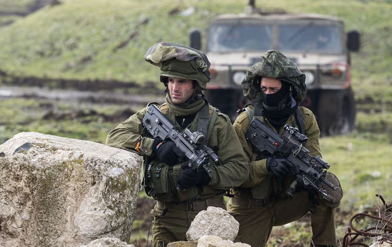 Leşkerên Îsraîlê yên li Sûriyeyê / Wêne: AFP