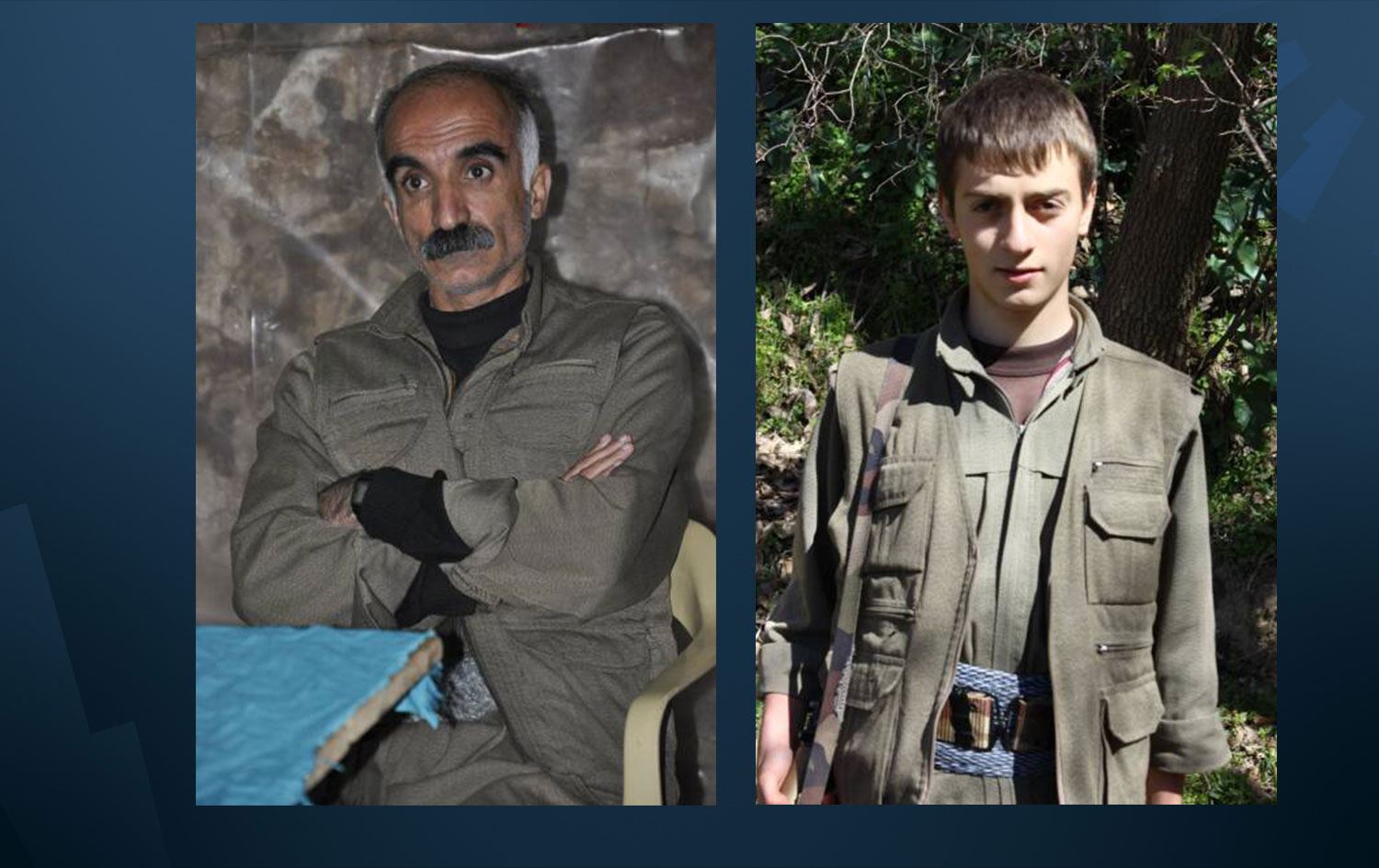 Erdal Yıldız(Sol) ve Delil Hülaku Foto: HPG