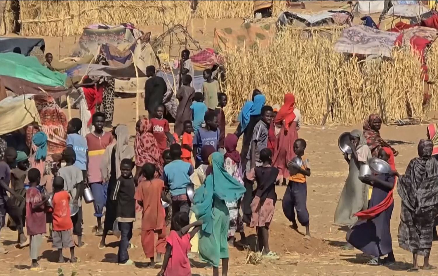 Zarokên Sûdanê\ Wêne: AFP