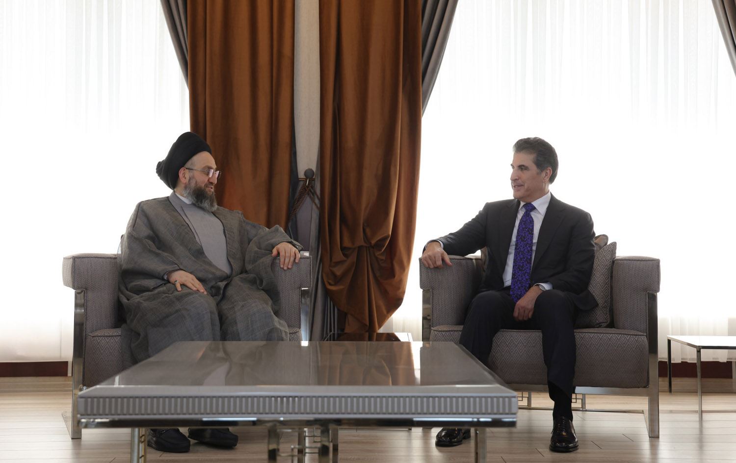 نێچیرڤان بارزانی و عەممار حەکیم کۆبوونەوە؛ باسی چییان کرد؟