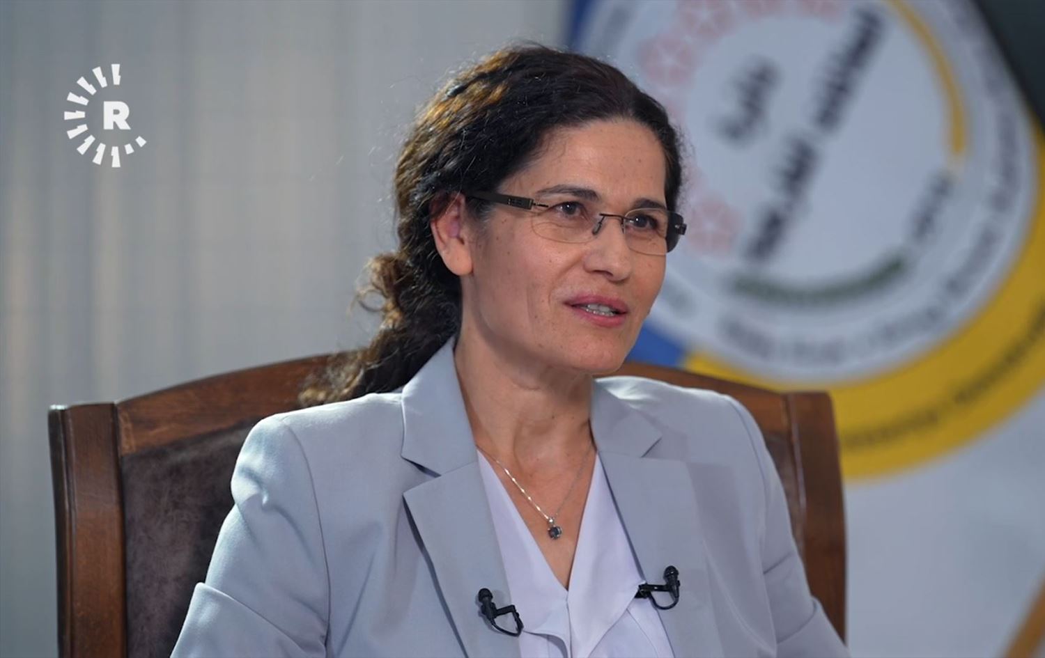 Hevseroka Daîreya Pêwendiyên Derve ya Rêveberiya Xweser Îlham Ehmed / Wêne: Rûdaw