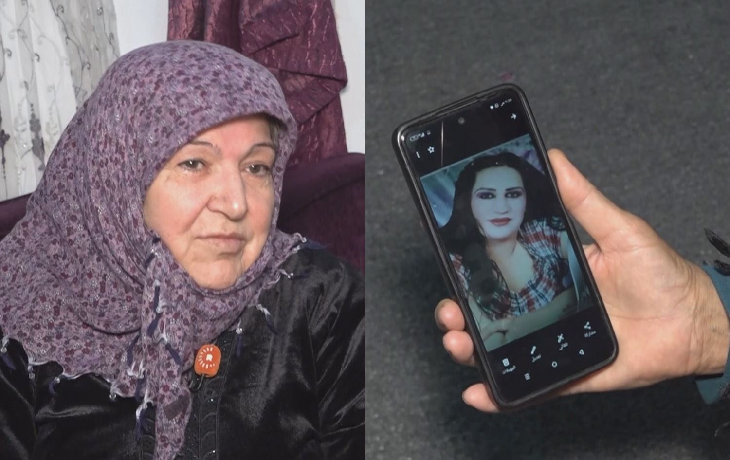 Henîfa Xelîl û keça wê Kurdistan\ Wêne û Vîdeo: Rûdaw