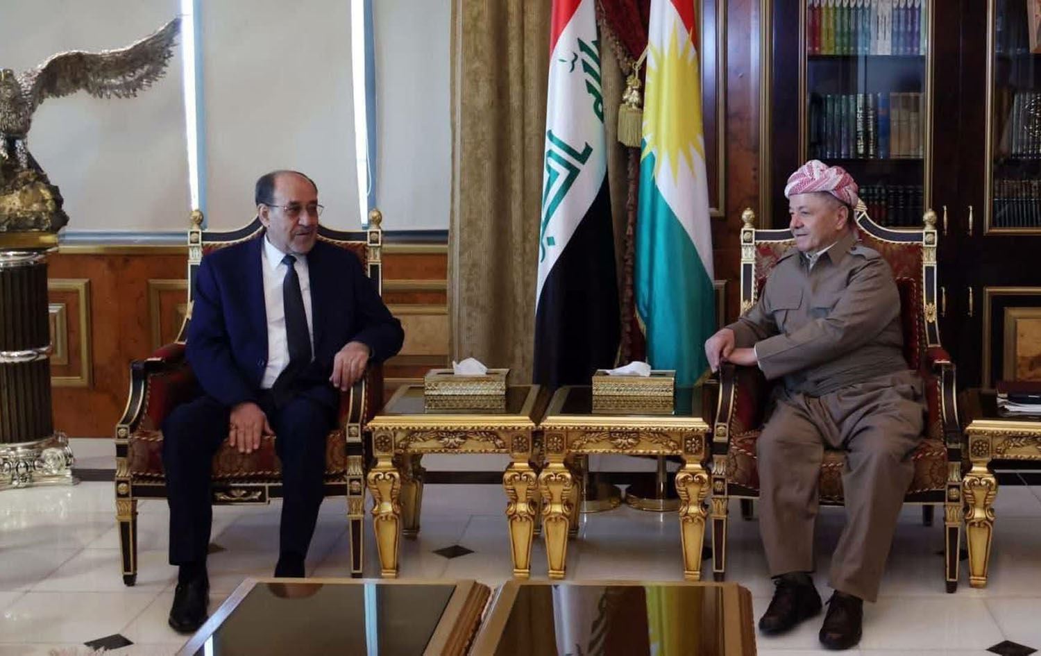 Başkan Barzani -Maliki görüşmesi: Hükümet kurma süreci ele alındı