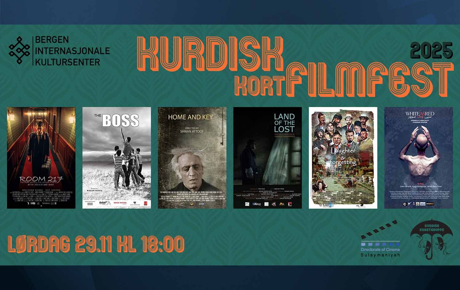 پۆستەری دووەمین دیداری کورتەفیلمی کوردی لە بێرگن