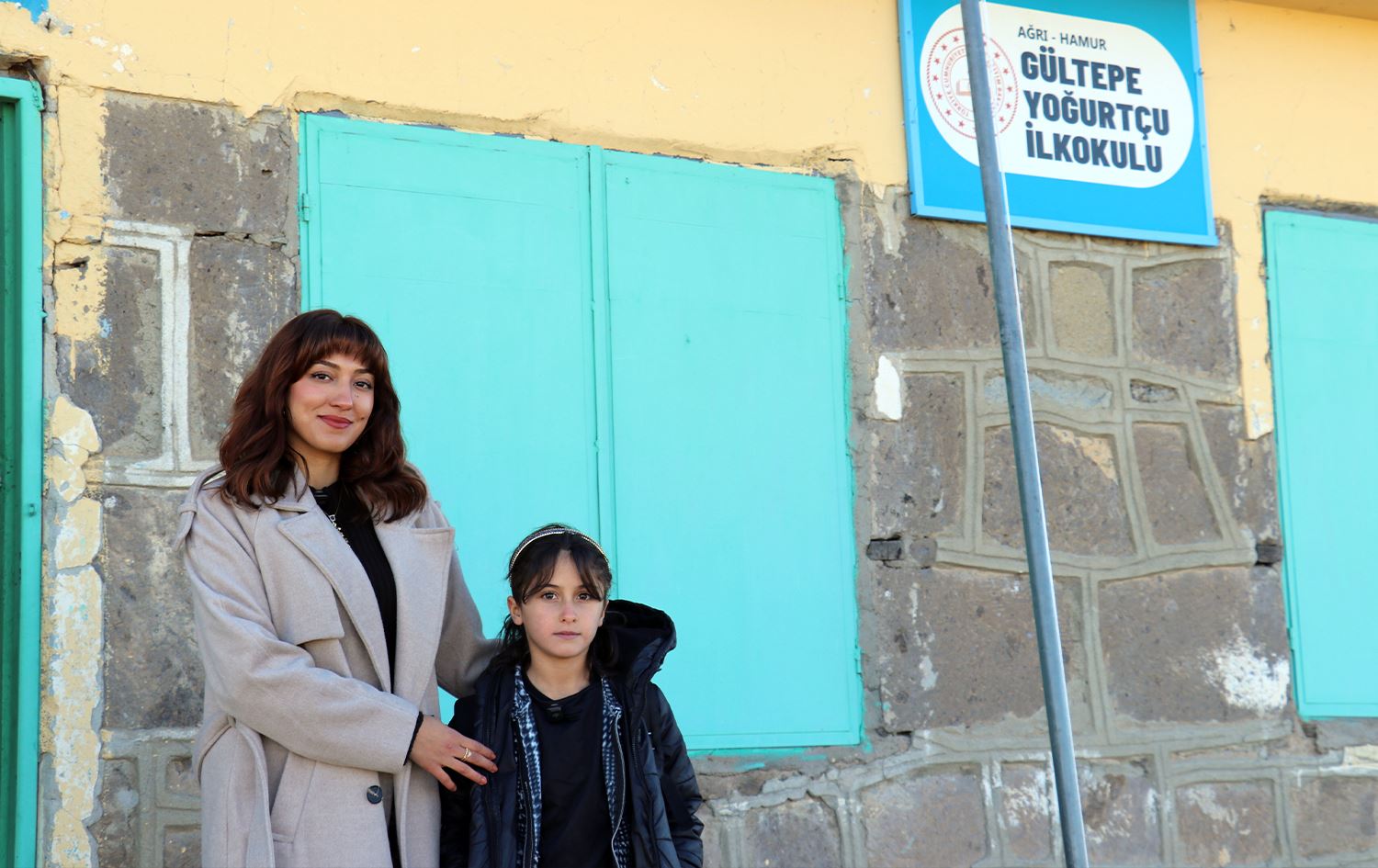 Dibistanek tenê ji bo xwendekarekê vedibe / Wêne: AA