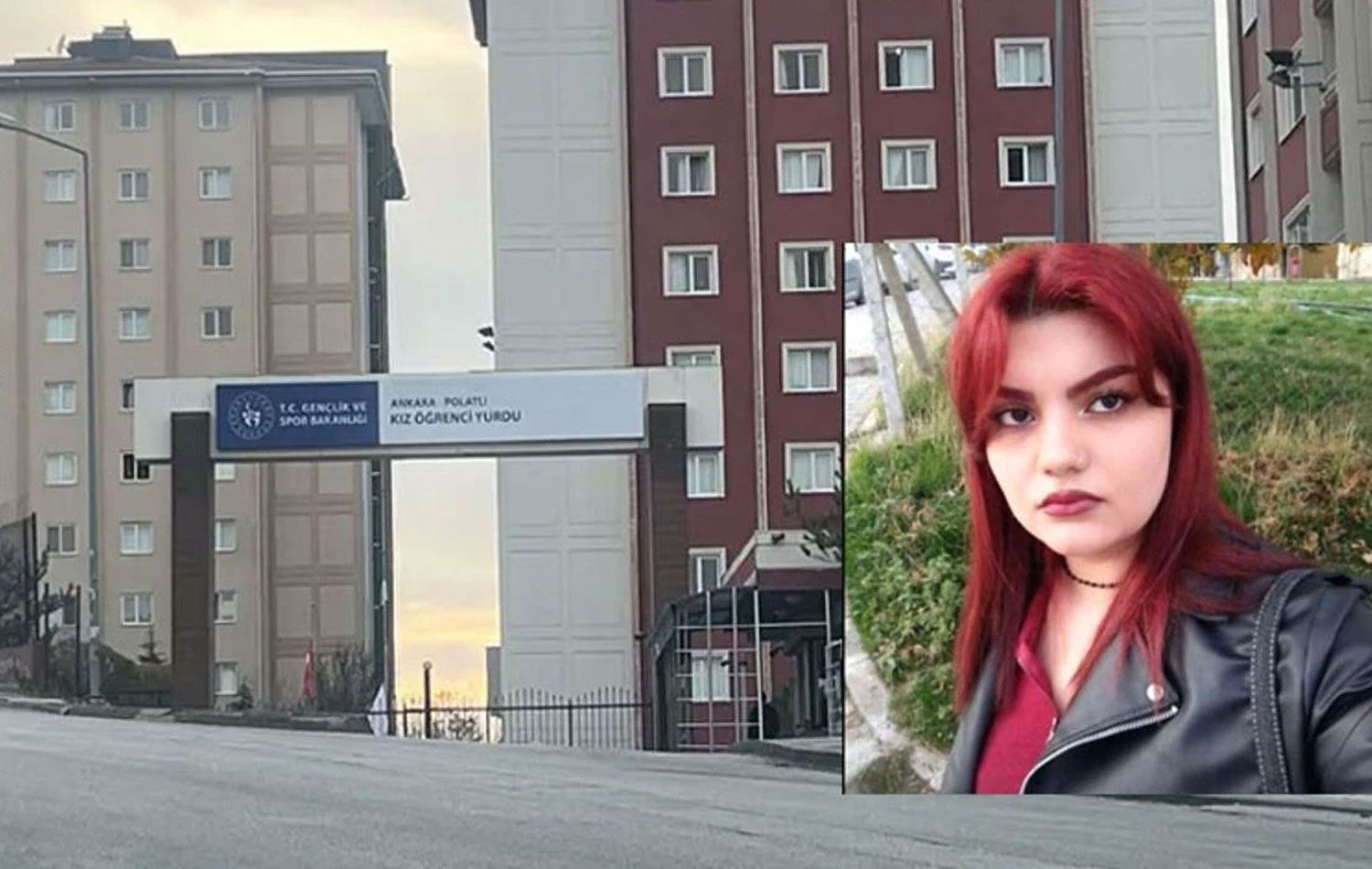 Yurdun 4. katından düşen öğrenci hayatını kaybetti. / Foto: DHA