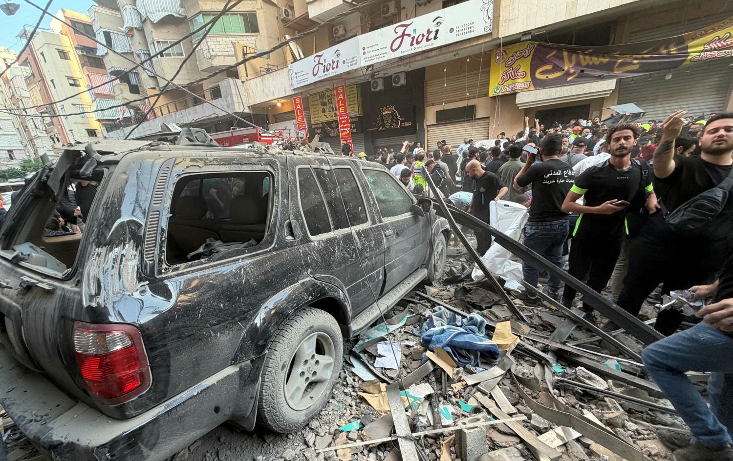 Hava saldırısı düzenlenen bölge/ AFP