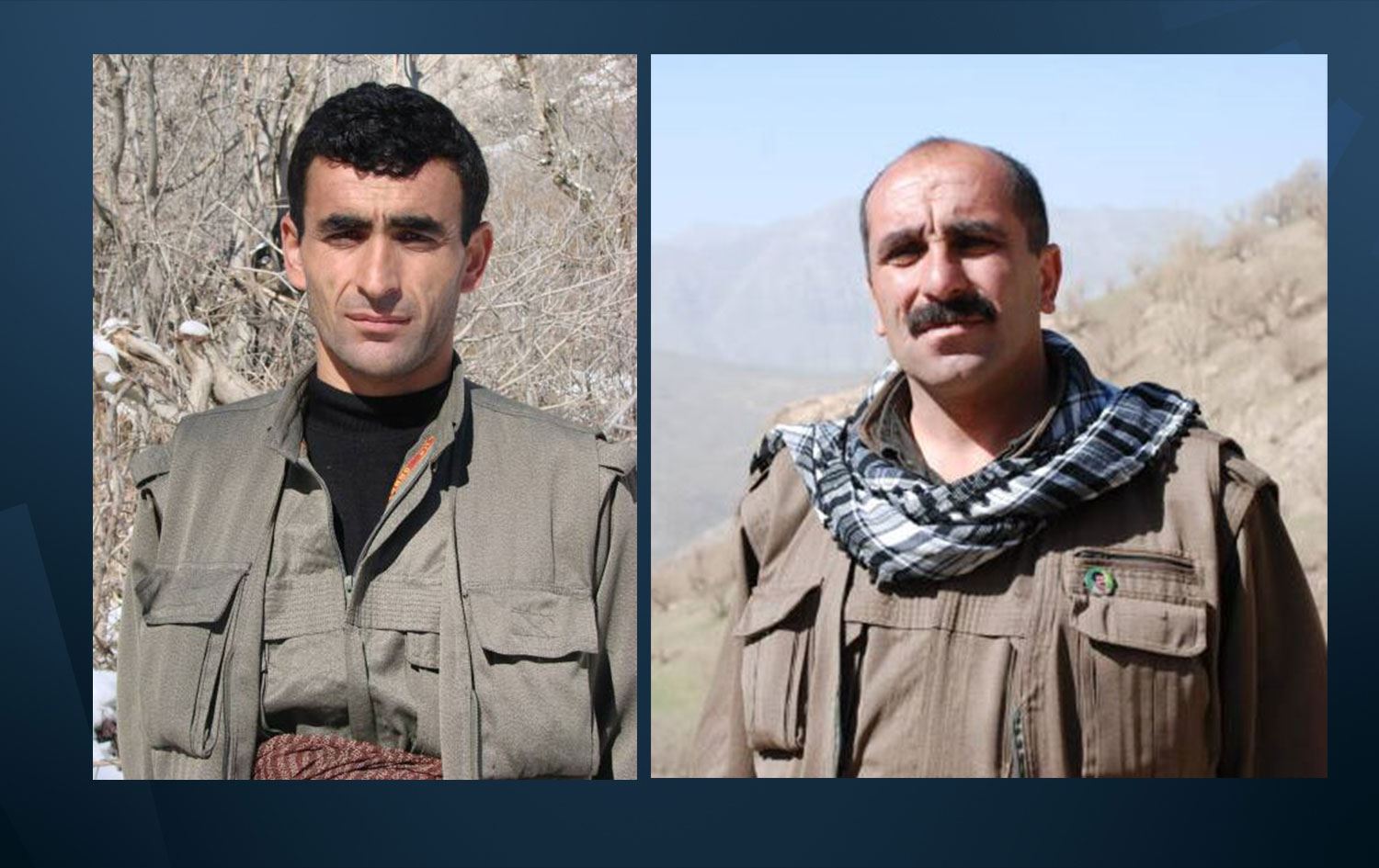 Bedirhan Abdo (solda) Fethi Şarlatan(sağda) Foto: ANF