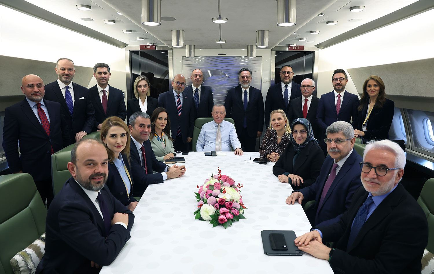 Erdogan pirsên rojnamegeran bersivandin / Wêne: AA