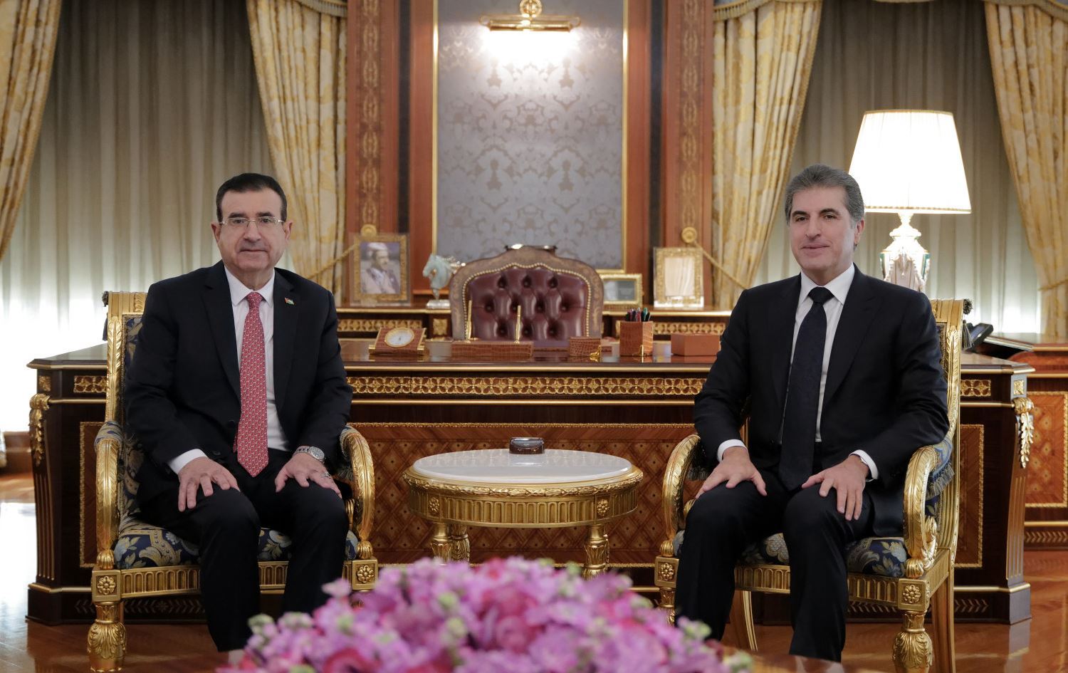 Ziyad Betarse û Nêçîrvan Barzanî / Wêne û Vîdeo: Rûdaw