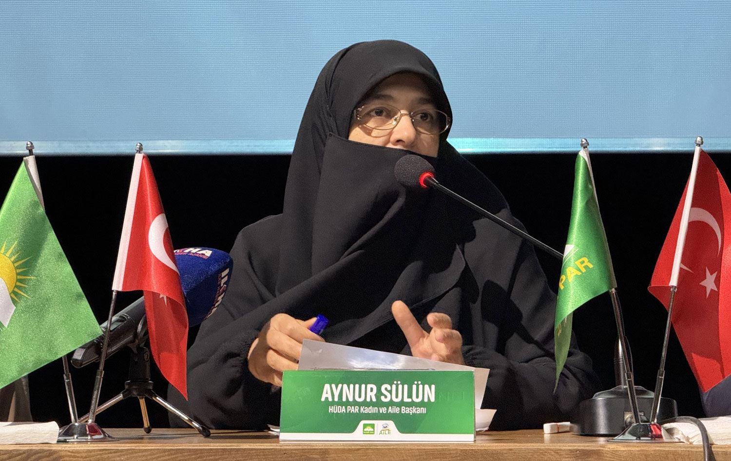 HÜDA PAR Kadın ve Aile Başkanı Aynur Sülün / Fotoğraf: HÜDA PAR