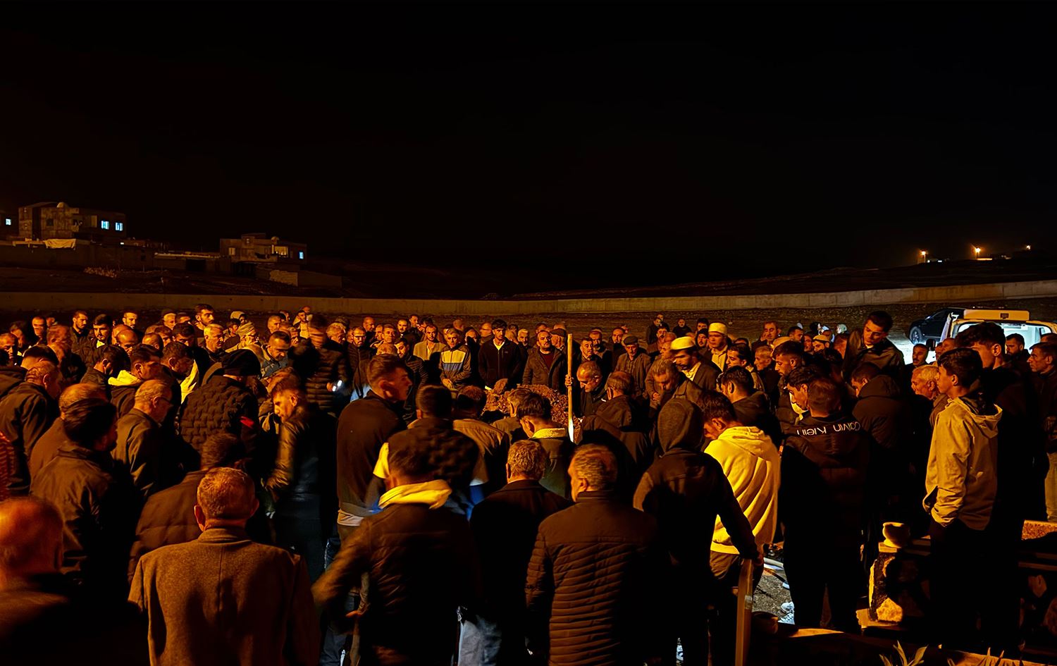 Dîmenê dema veşartina Mehmet Kaya\ Wêne: AA