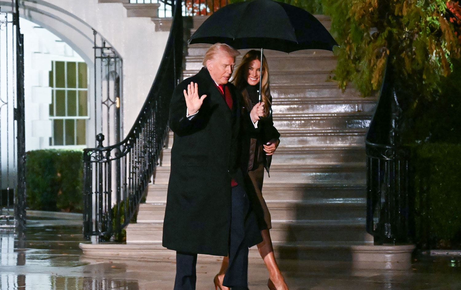 Donald Trump û hevjîna xwe Melania Trump / Wêne: AFP