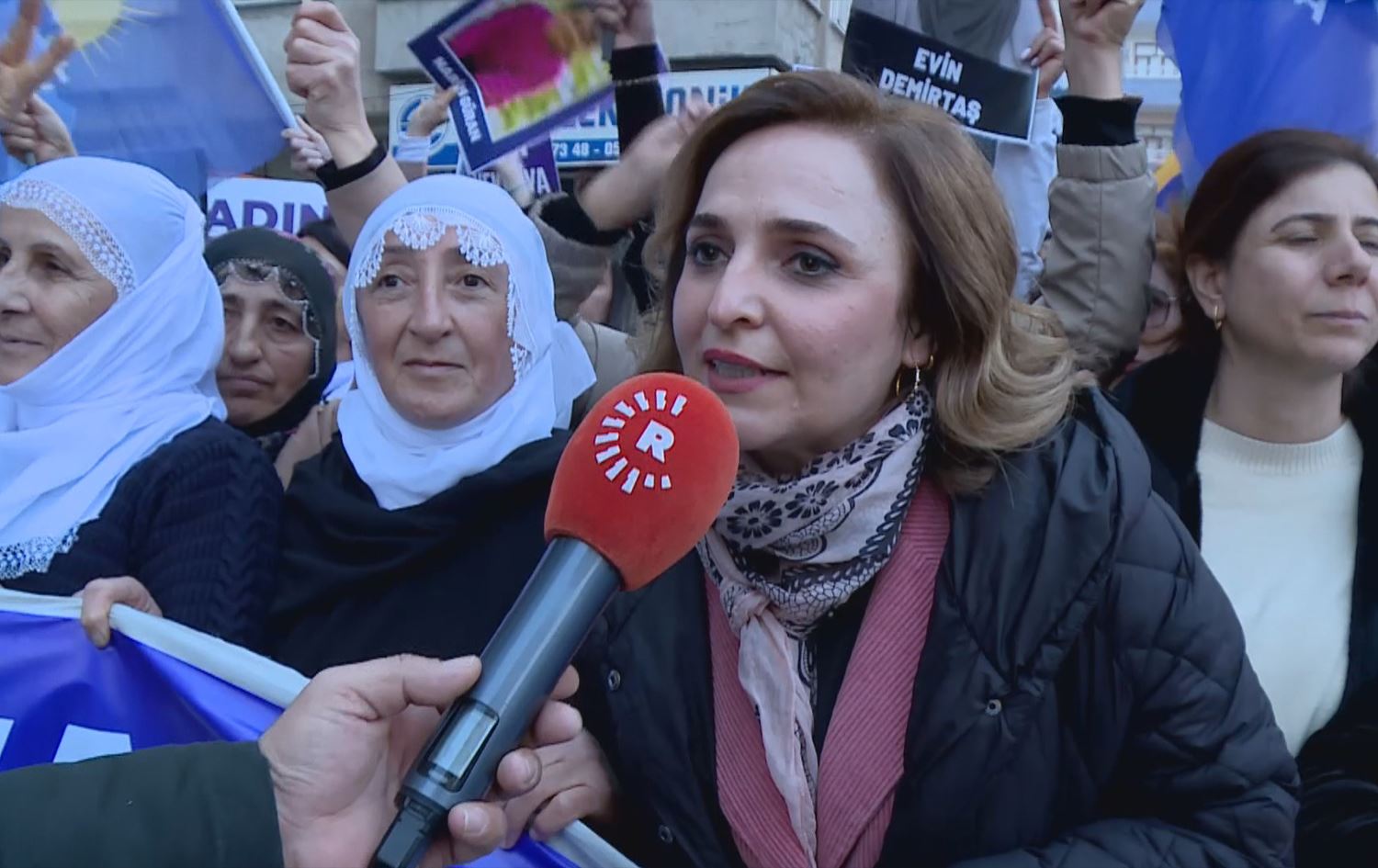 Berdevka DEM Partiyê Ayşegul Dogan / Wêne: Rûdaw