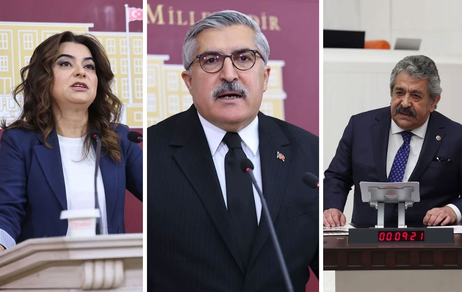 Soldan sağa: Gülistan Kılıç Koçyiğit, Hüseyin Yayman, Feti Yıldız / Foto: Arşiv