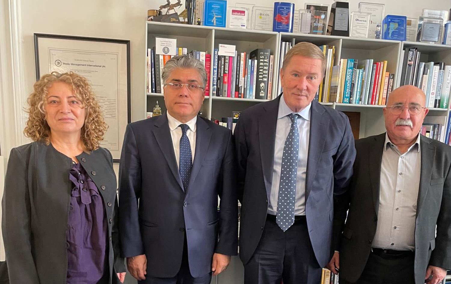 Heyeta PWKyê û Lars-Christan Brask / Wêne: PWK