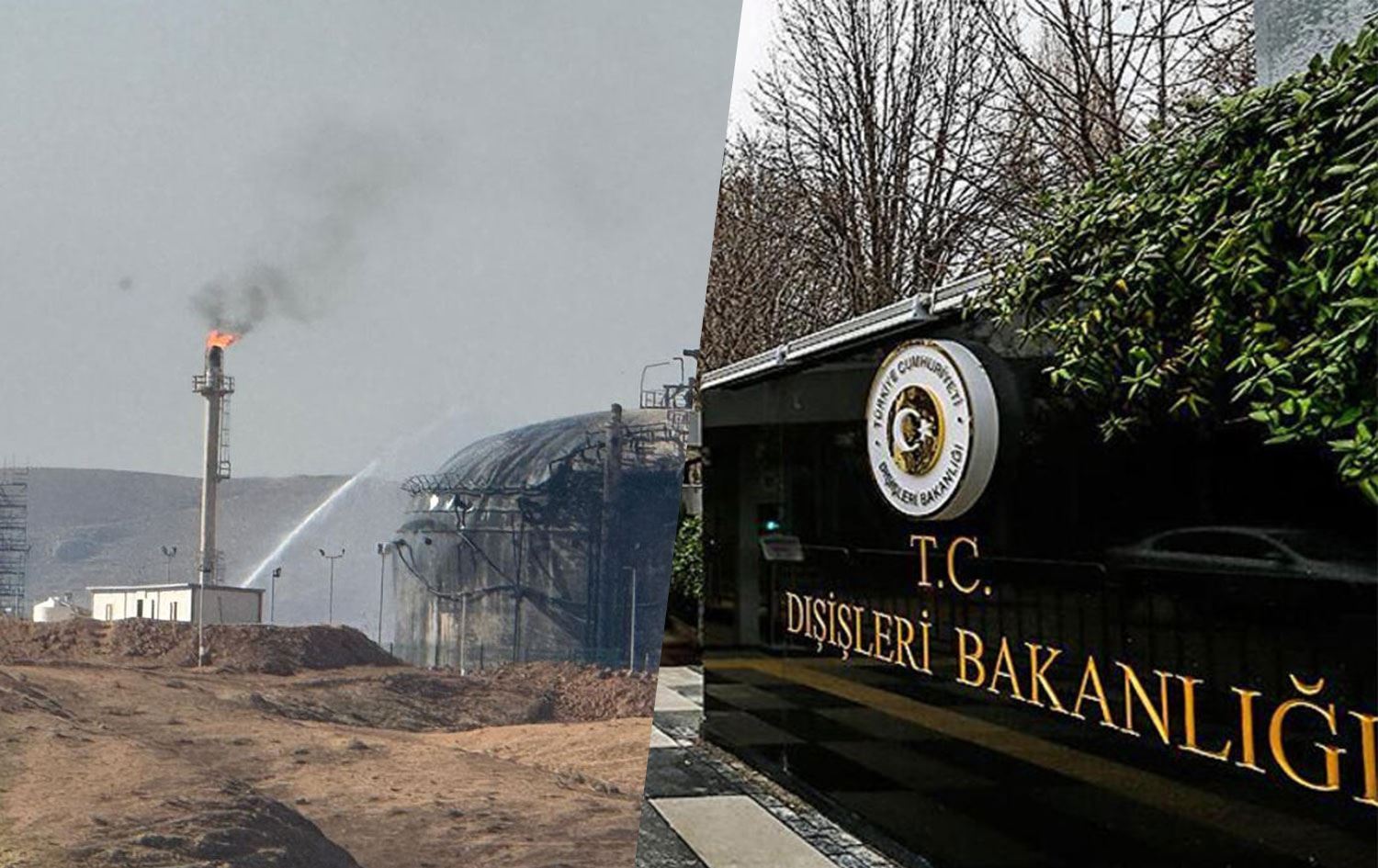 Qada Gazê ya Kormorê û Wezareta Karên Derve ya Tirkiyeyê /Wêne: Rûdaw Grafîk