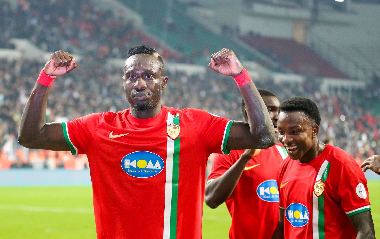 Kêfa Mbaye Diagne ya piştî golê / Wêne: AA