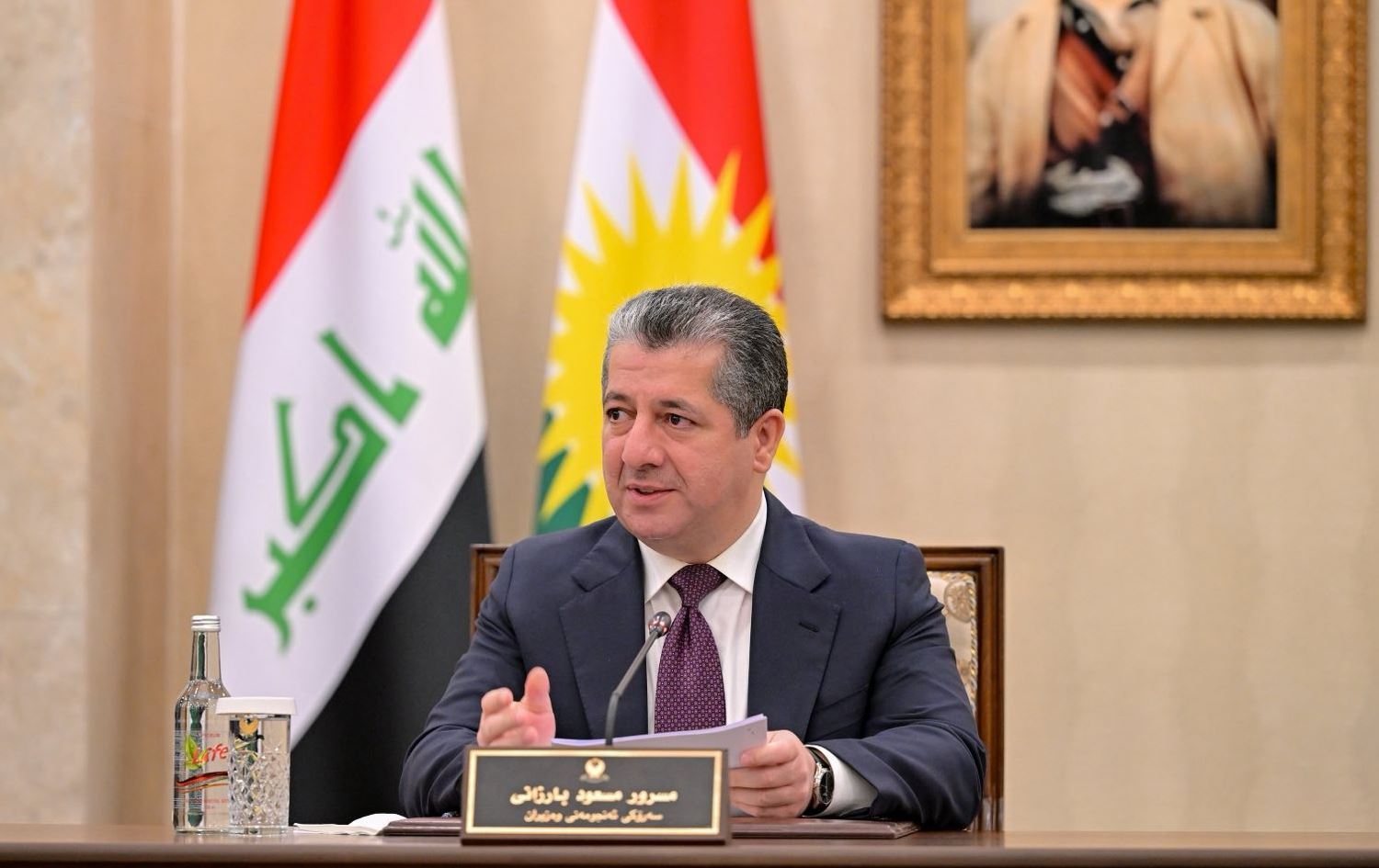 Mesrûr Barzanî/Wêne: Serokwezîriya Herêma Kurdistanê