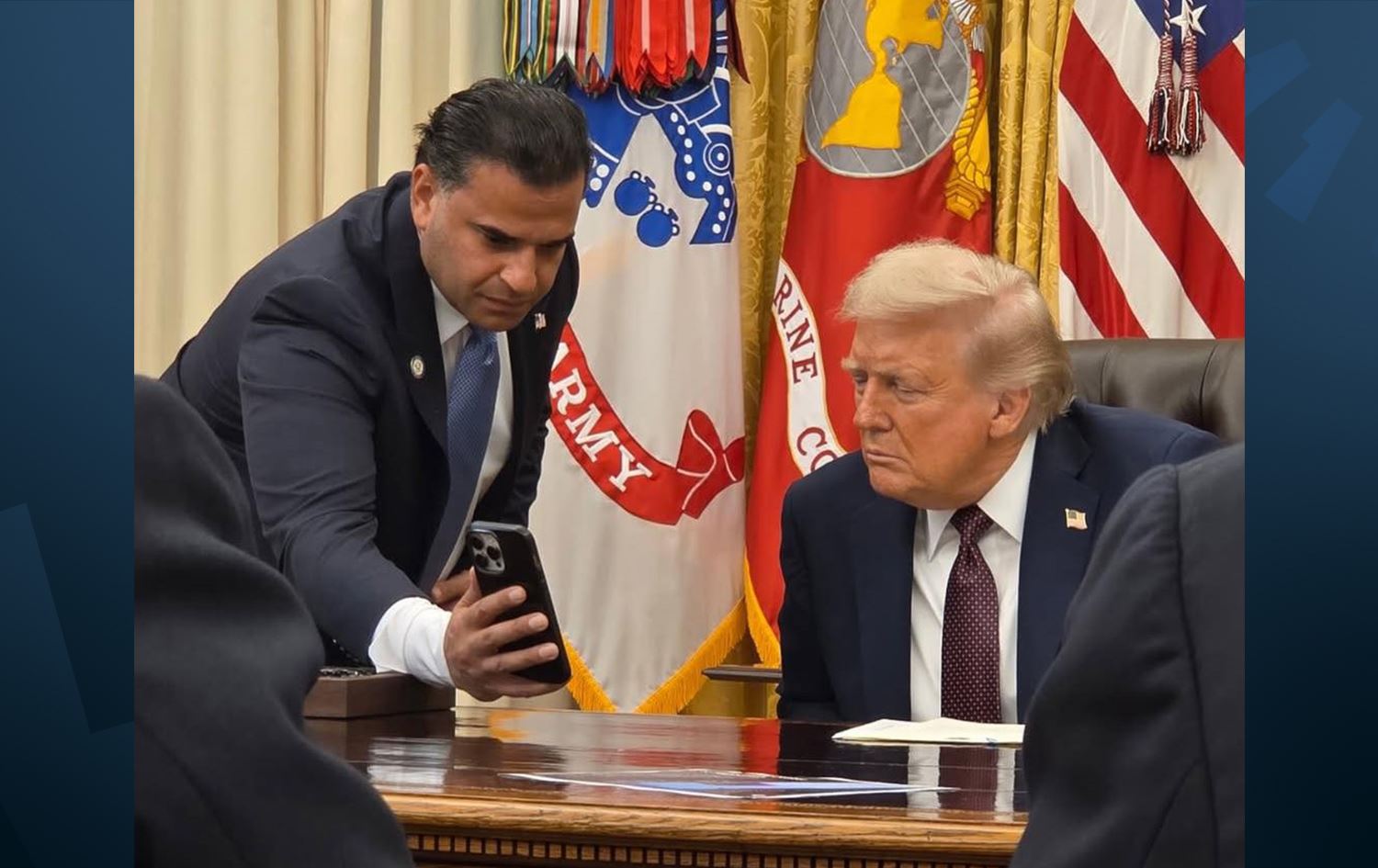 Mark Savaya û Donald Trump\ Wêne: Torên Civakî