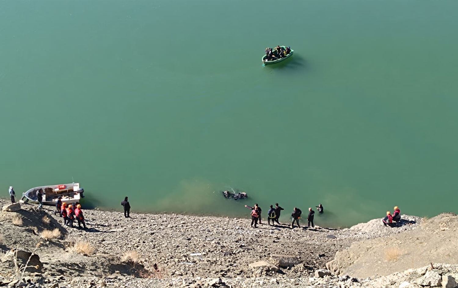 Tîm li kesê winda digere / Wêne: AA