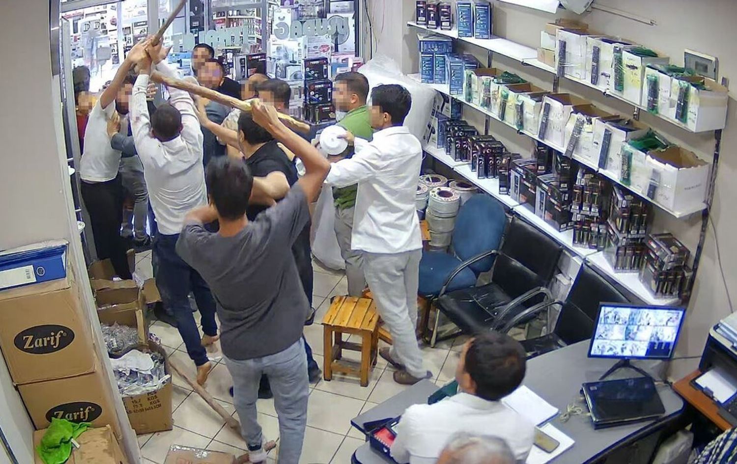 Pevçûna du koman / Wêne: Ajans