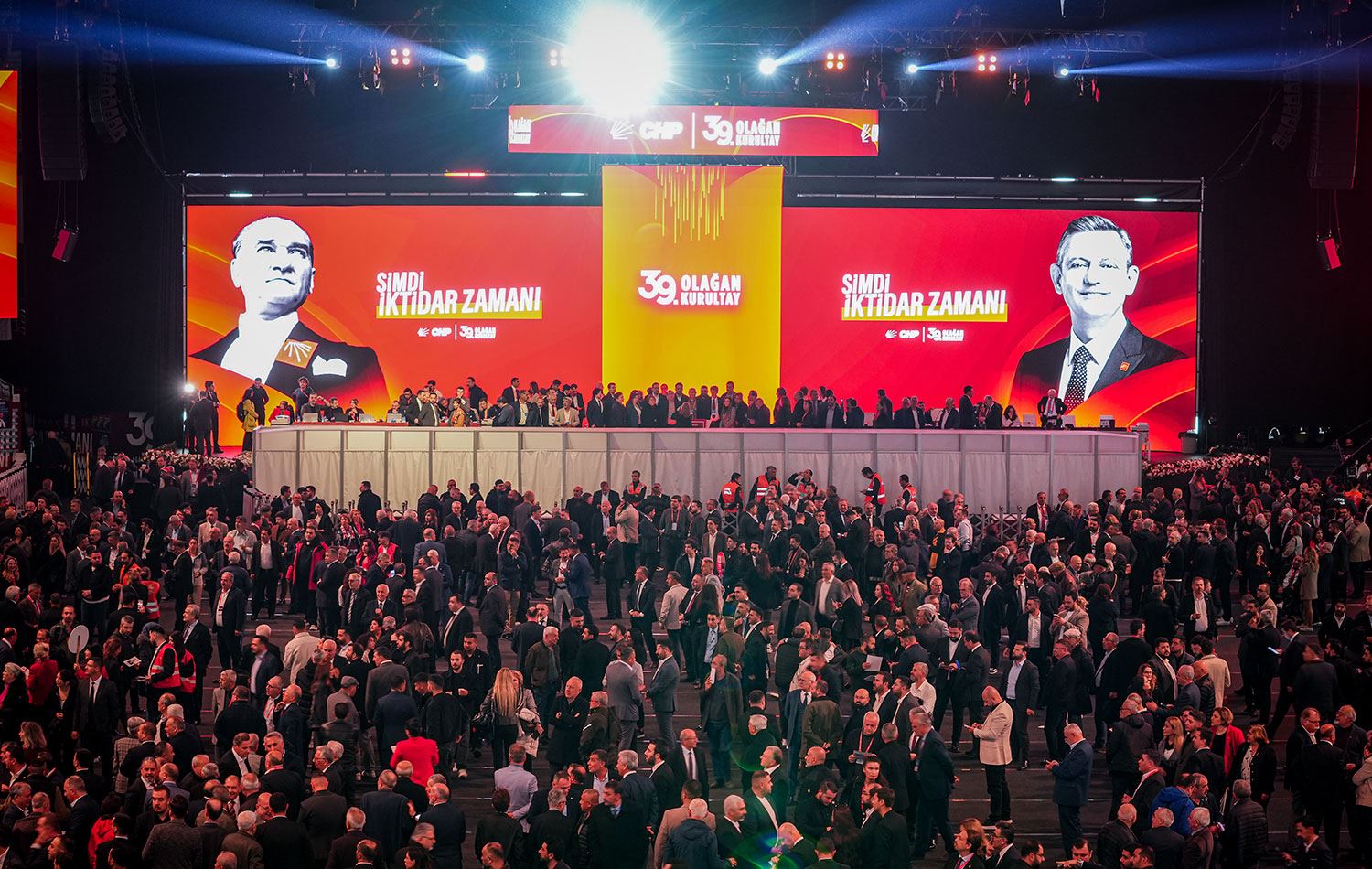 CHP 39. Olağan Kurultayı, üçüncü gün çalışmaları ile devam etti. / AA